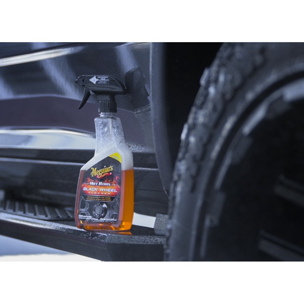 Meguiar's Hot Rims Black Wheel Cleaner - pH neutrální čistič černých kol, 709 ml
