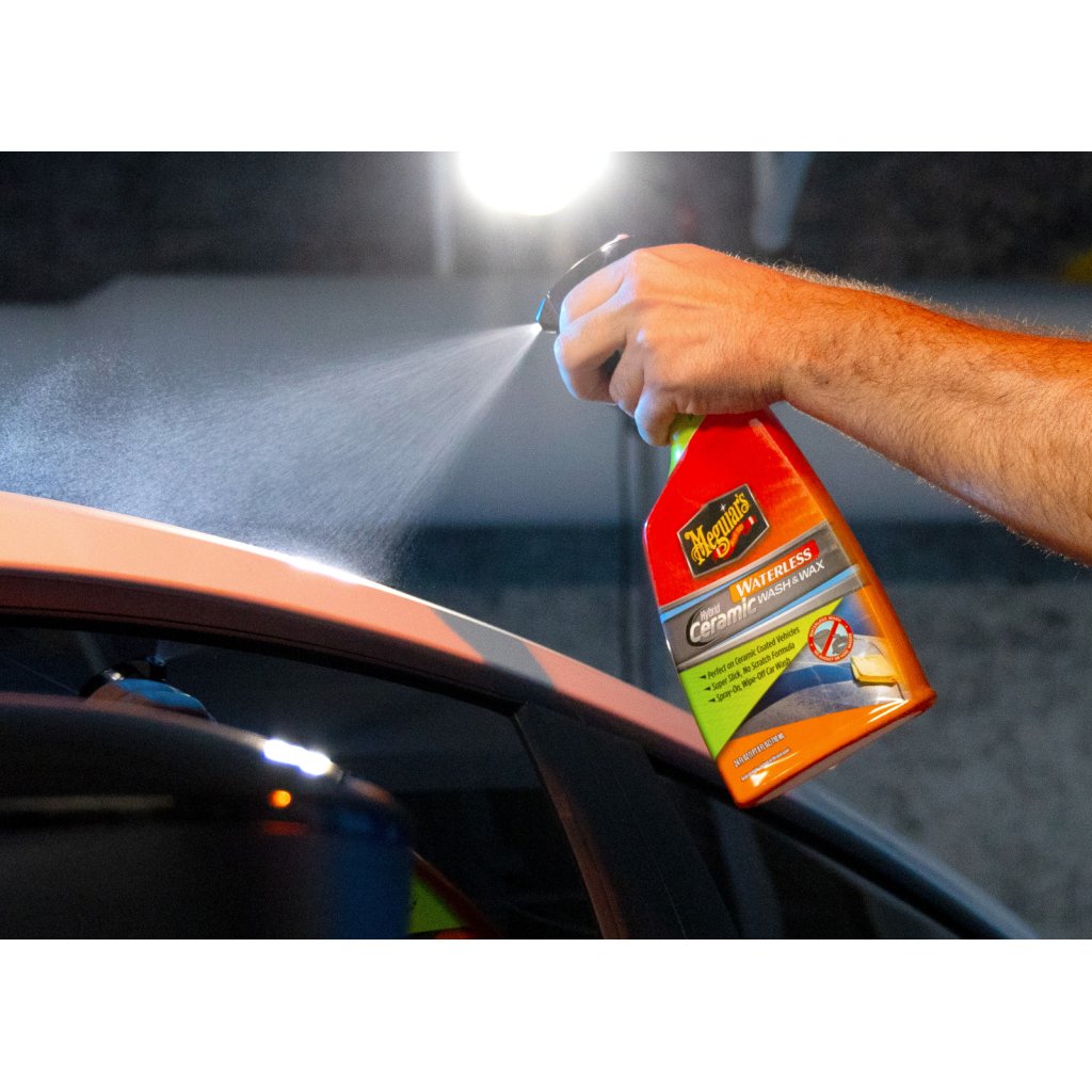 Meguiar's Hybrid Ceramic Waterless Wash & Wax - bezoplachové mytí s hybridní keramickou ochranou, 710 ml