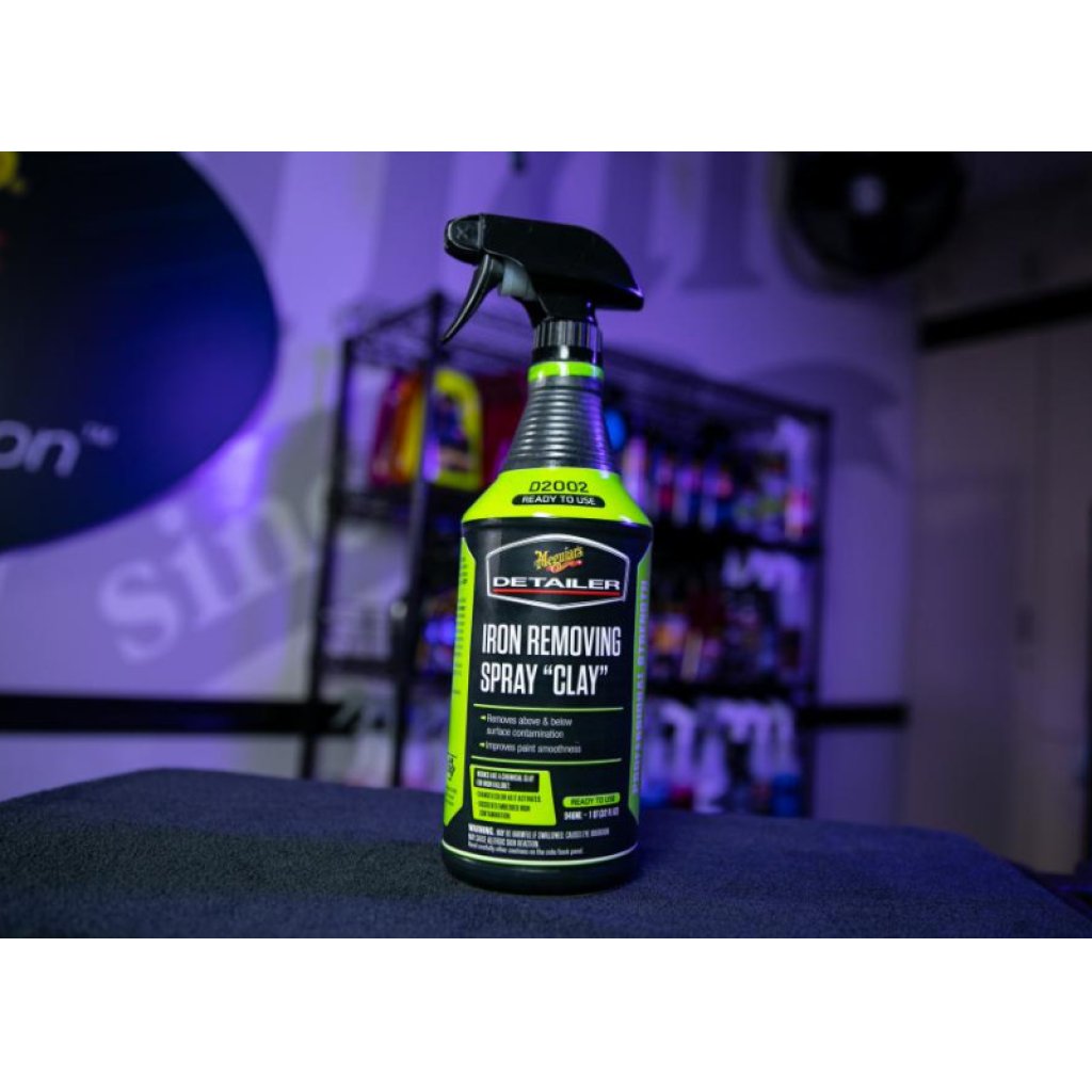 Meguiar's Iron Removing Spray "Clay" - přípravek pro chemickou dekontaminaci laku a dalších povrchů, 946 ml