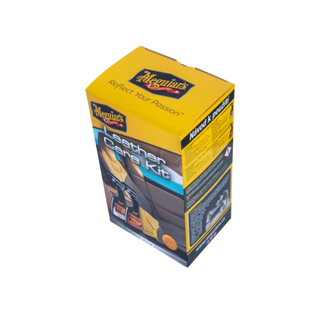 Meguiar's Leather Care Kit - kompletní sada na čištění a ochranu kožených povrchů