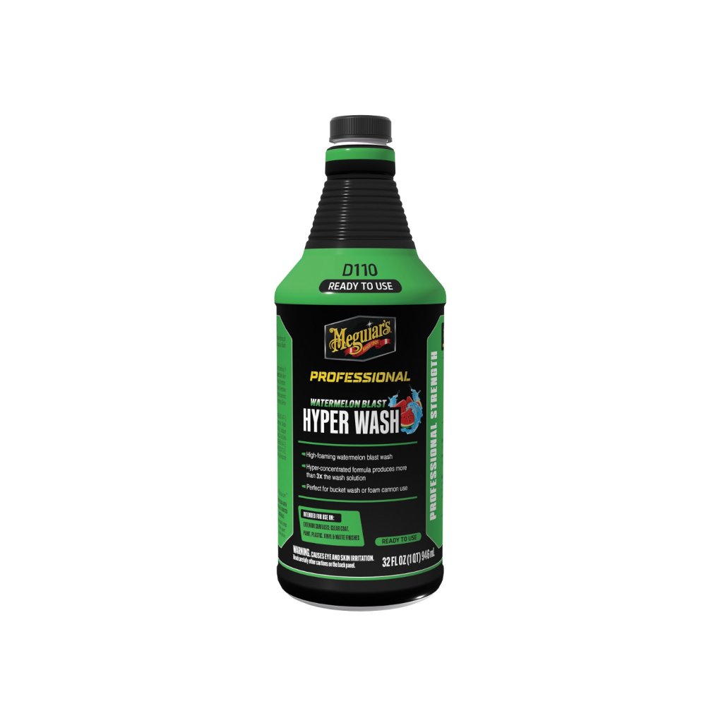 Meguiar's Professional Watermelon Hyper Wash - vysoce koncentrovaný autošampon s melounovou vůní, 946 ml