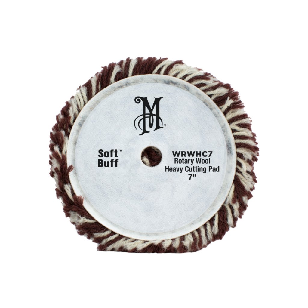 Meguiar's Rotary Wool Heavy Cutting Pad 7" / 175 mm - extra abrazivní vlněný leštící kotouč určený pro rotační leštičku, 7"