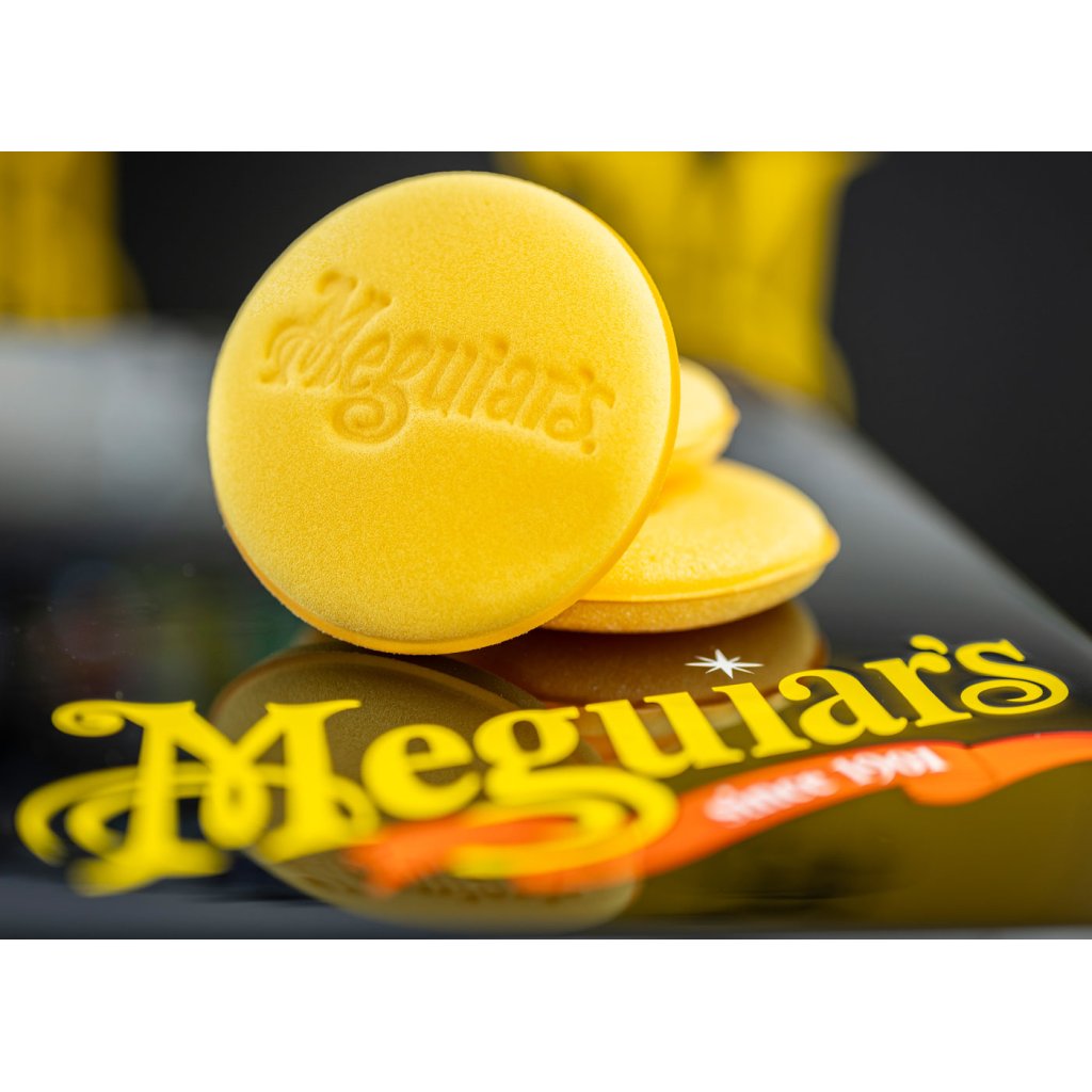 Meguiar's Soft Foam Applicator Pads - pěnové aplikátory, balení: 4 kusy