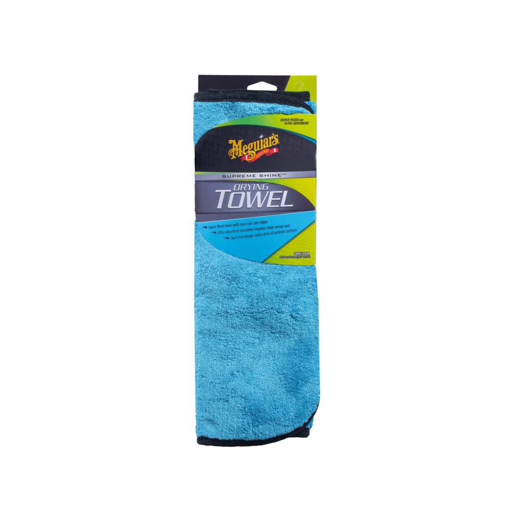 Meguiar's Supreme Shine Drying Towel - extra hustý a savý sušicí ručník z mikrovlákna, 55 x 40 cm