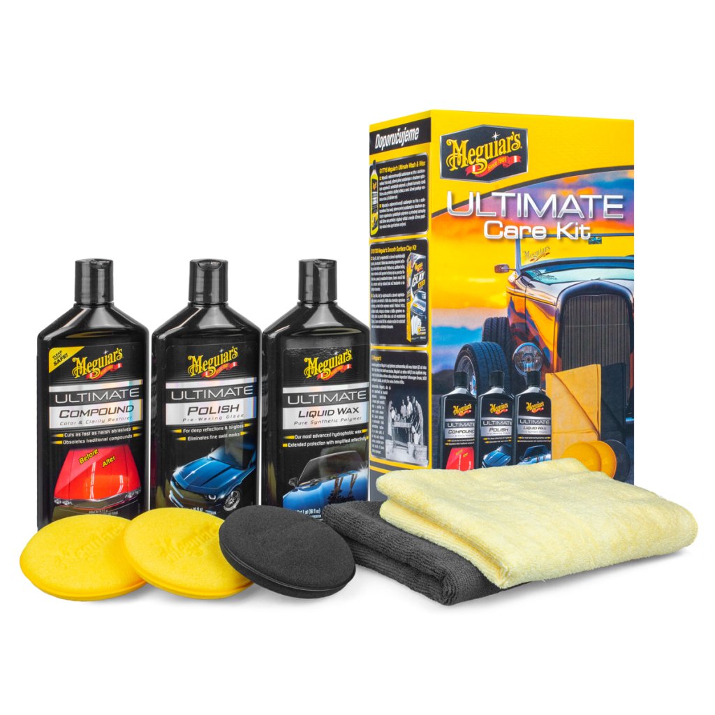 Meguiar's Ultimate Care Kit - kompletní sada pro renovaci, leštění a ochranu laku