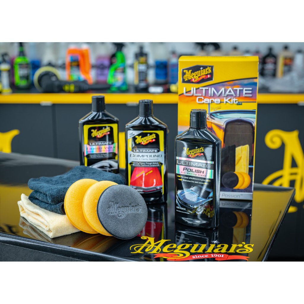 Meguiar's Ultimate Care Kit - kompletní sada pro renovaci, leštění a ochranu laku