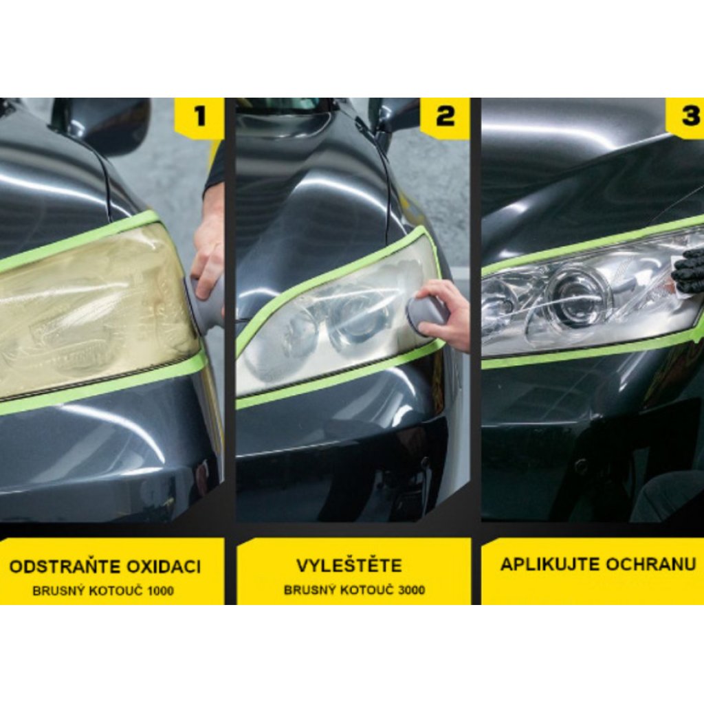 Meguiar's Ultimate Headlight Restoration kit - sada na renovaci světlometů