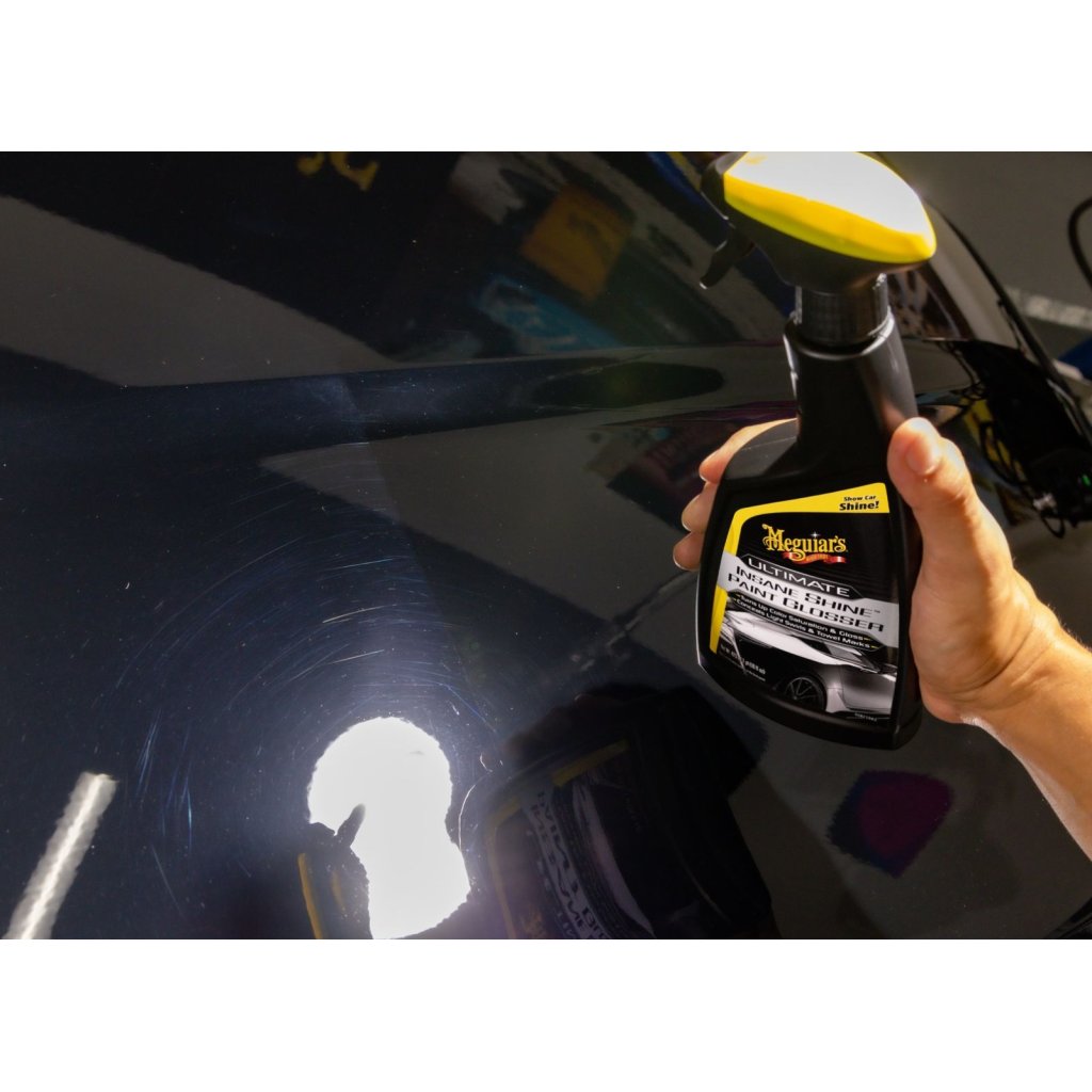 Meguiar's Ultimate Insane Shine Paint Glosser - leštěnka v rozprašovači, 473 ml