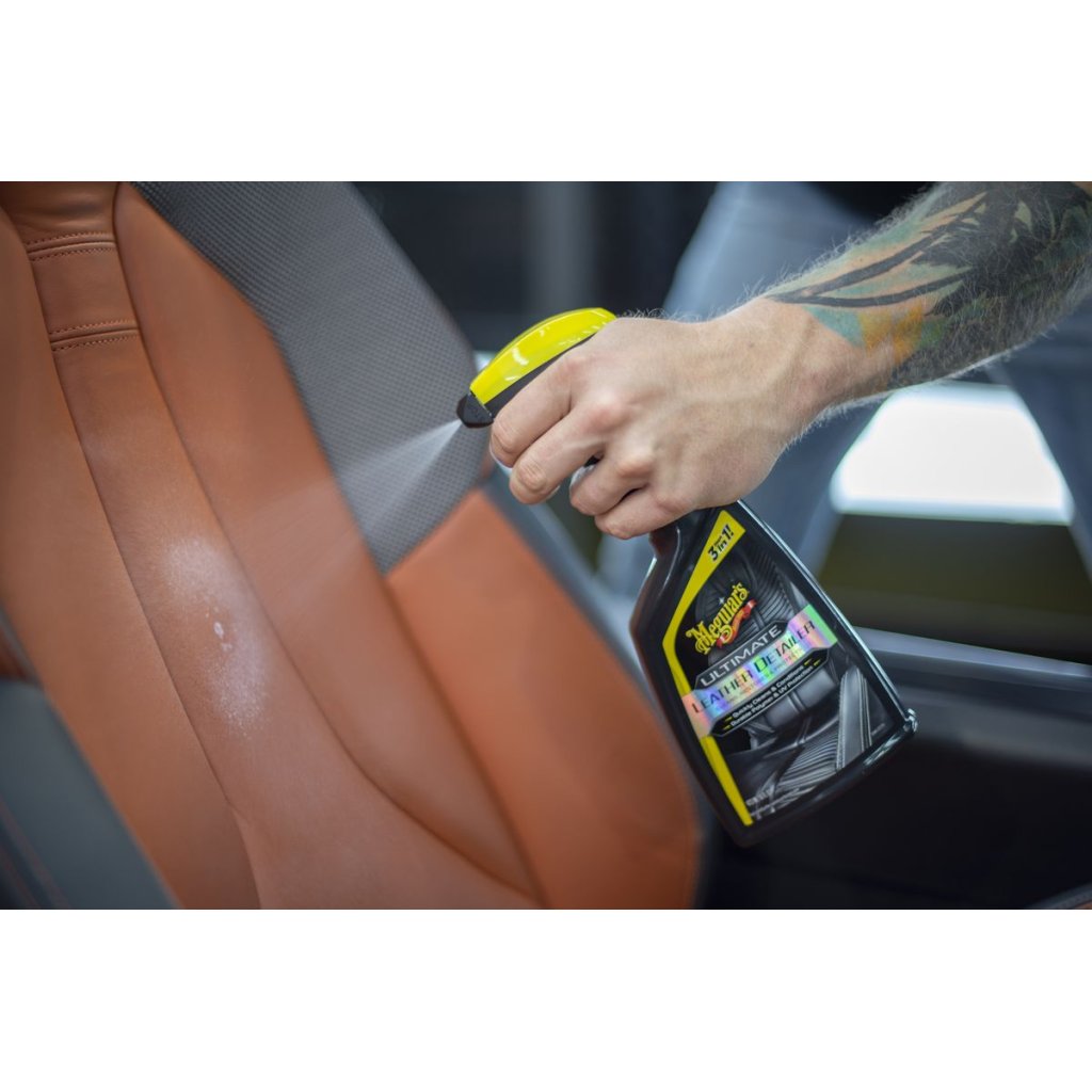 Meguiar's Ultimate Leather Detailer - přípravek pro kompletní údržbu kožených povrchů, 473 ml