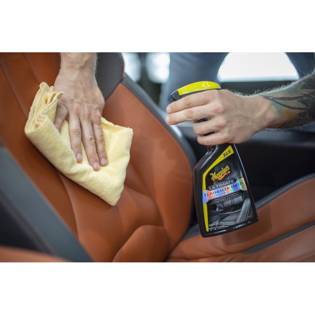 Meguiar's Ultimate Leather Detailer - přípravek pro kompletní údržbu kožených povrchů, 473 ml