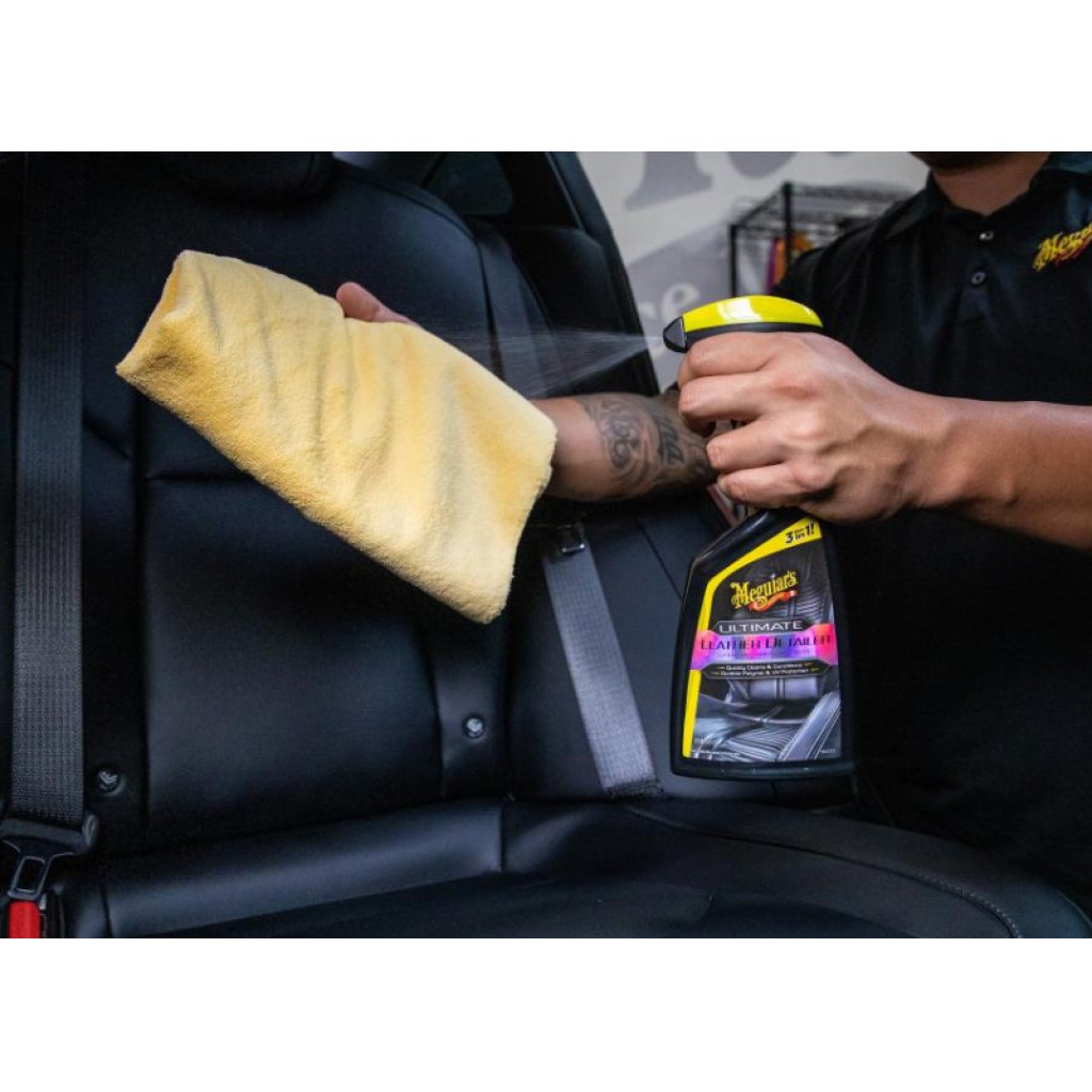 Meguiar's Ultimate Leather Detailer - přípravek pro kompletní údržbu kožených povrchů, 473 ml