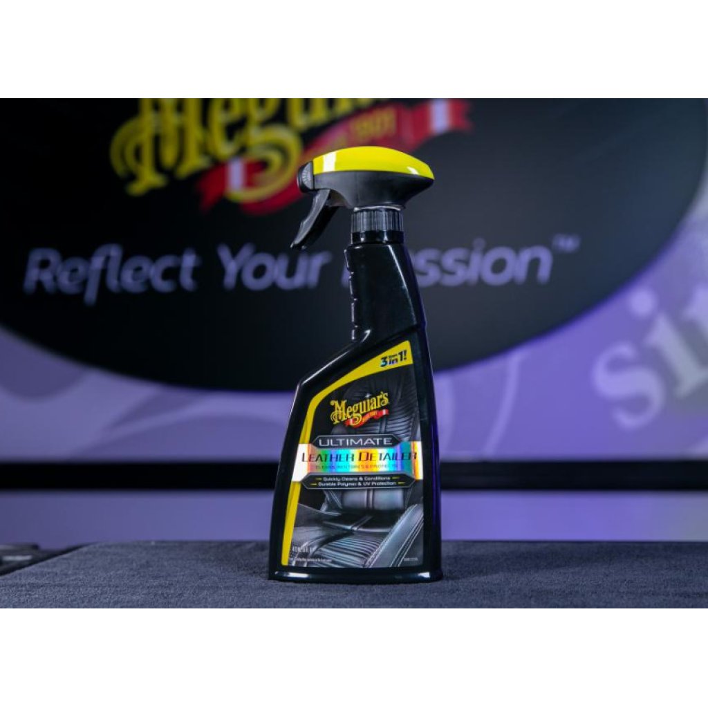 Meguiar's Ultimate Leather Detailer - přípravek pro kompletní údržbu kožených povrchů, 473 ml