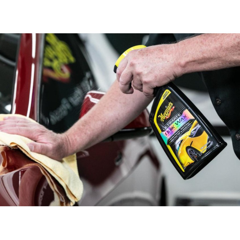 Meguiar's Ultimate Quik Wax - vylepšený polymerový rychlý vosk, v rozprašovači, 473 ml