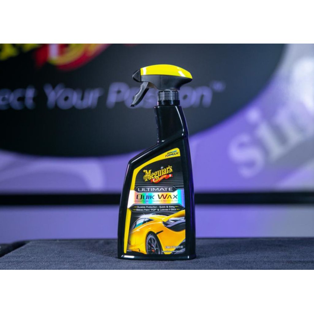 Meguiar's Ultimate Quik Wax - vylepšený polymerový rychlý vosk, v rozprašovači, 473 ml