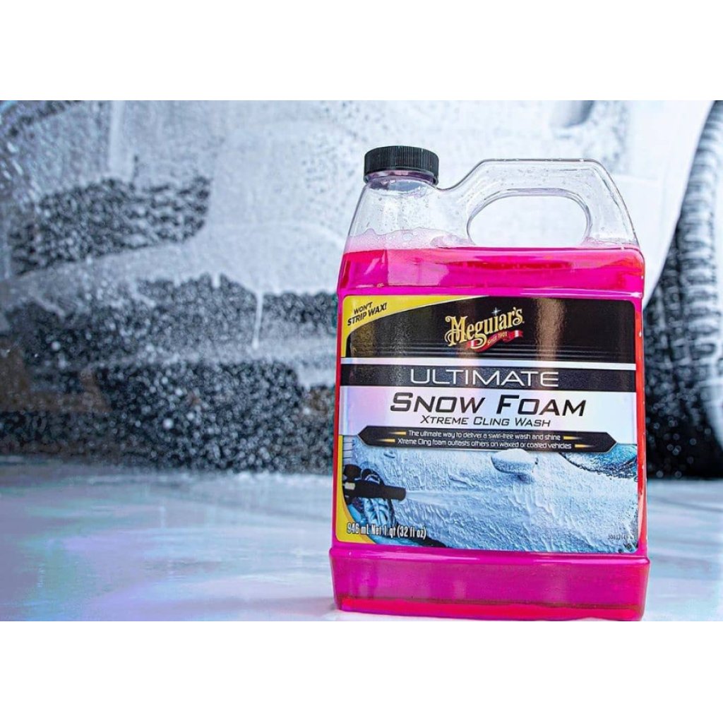 Meguiar's Ultimate Snow Foam Xtreme Cling Wash - extra hustý, pH neutrální autošampon do napěňovače / pro předmytí, 1892 ml