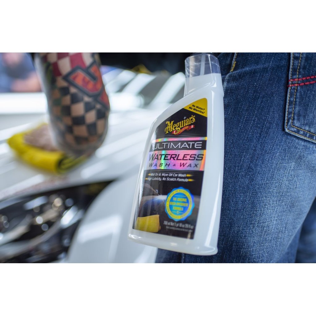 Meguiar's Ultimate Waterless Wash & Wax - přípravek pro mytí bez vody, s voskem, 768 ml