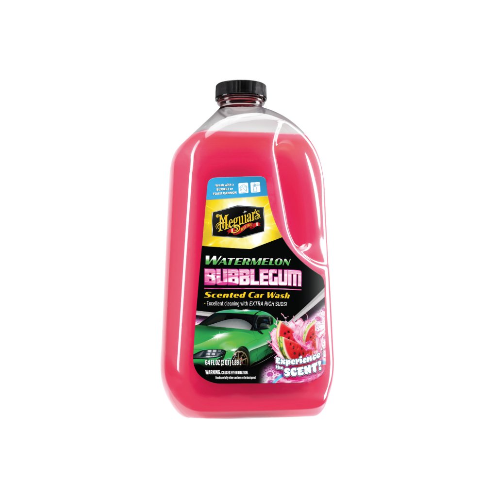 Meguiar's Watermelon Bubblegum Wash - vysoce pěnivý autošampon s vůní melounové žvýkačky, 1,89 l