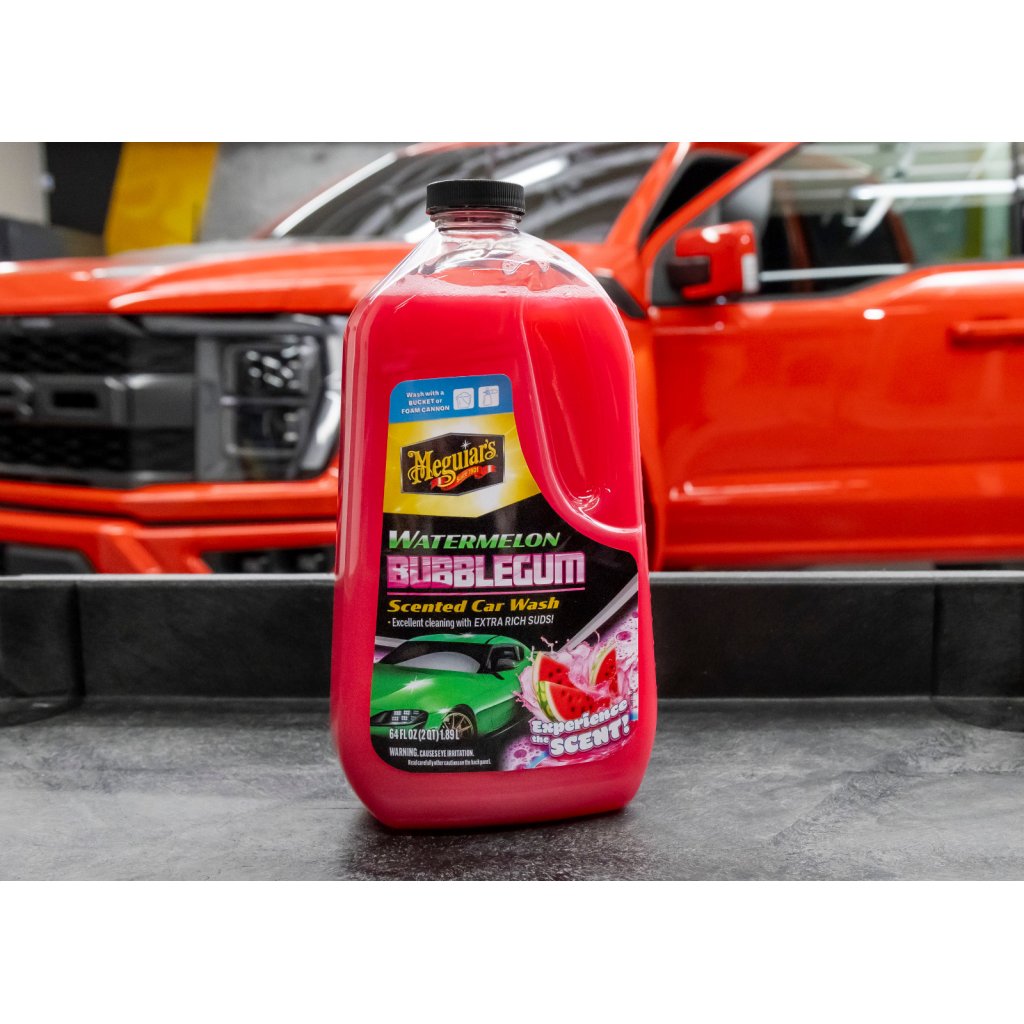 Meguiar's Watermelon Bubblegum Wash - vysoce pěnivý autošampon s vůní melounové žvýkačky, 1,89 l