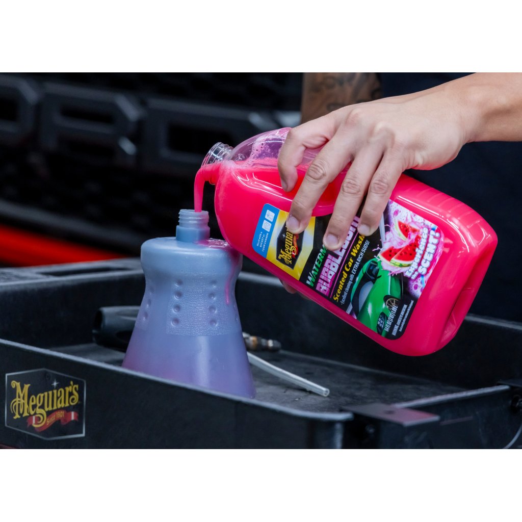 Meguiar's Watermelon Bubblegum Wash - vysoce pěnivý autošampon s vůní melounové žvýkačky, 1,89 l