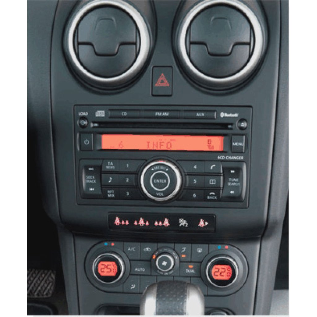 METRA 2DIN/1DIN redukce pro Nissan Tiida 2007-, Versa 2007-