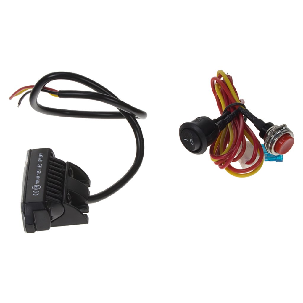 MINI PREDATOR 3x1W LED, 12-24V, oranžový, ECE R10