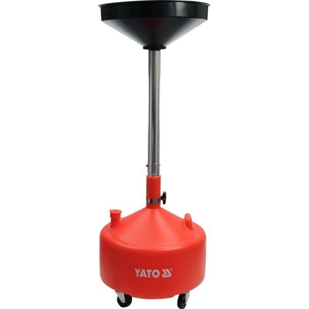 Miska na odčerpání oleje 20l 420 mm nastavitelná výška 75-155 cm