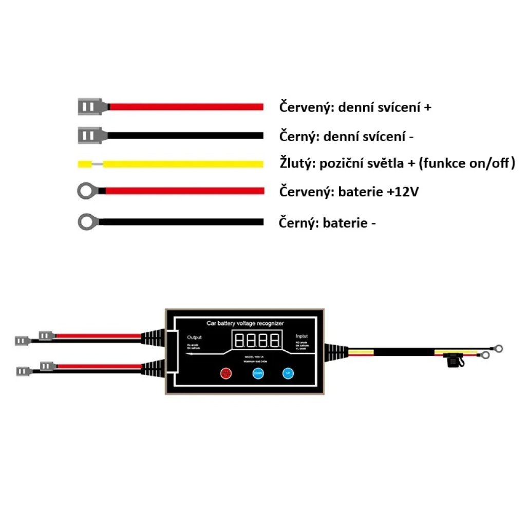 Modul pro automatické rozsvěcování světel, nastavitelný