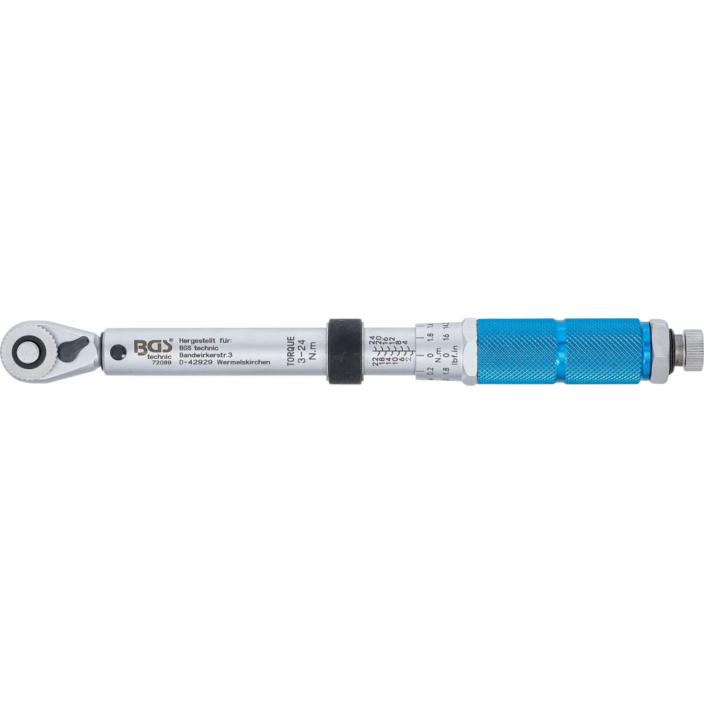 Momentový klíč 1/4", 3 - 24 Nm - B72089