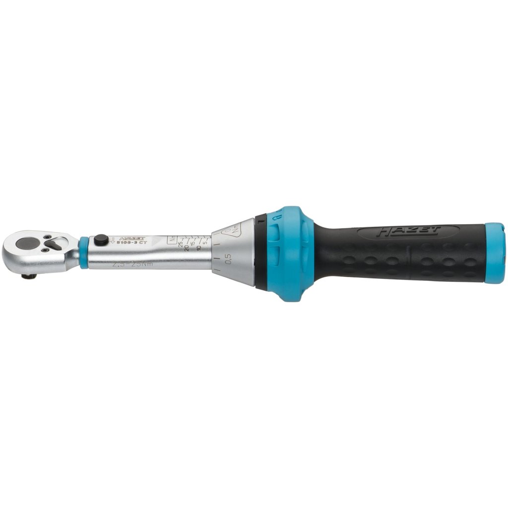 Momentový klíč 1/4" s certifikátem, 2,5 - 25 Nm, 5108-3CT - HA218882