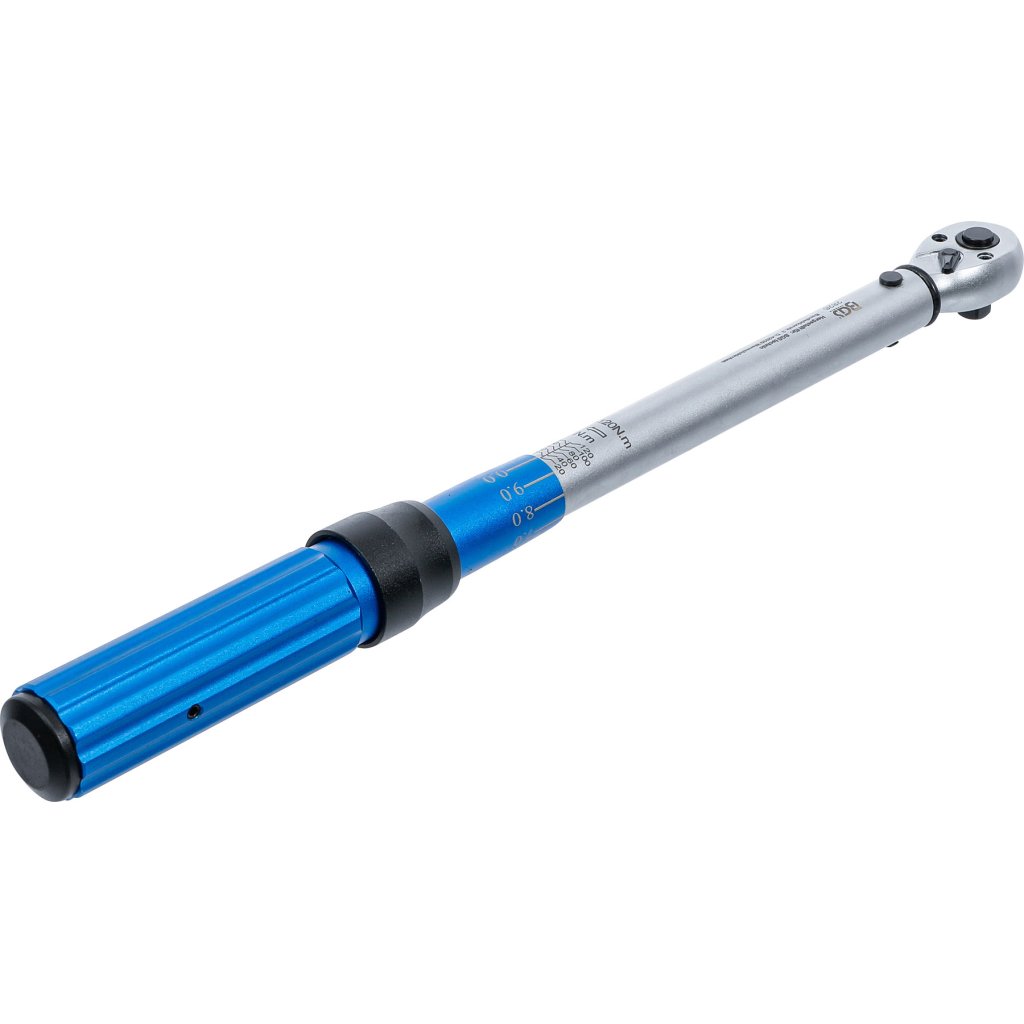 Momentový klíč 3/8" s certifikátem, 20 - 120 Nm - B2826