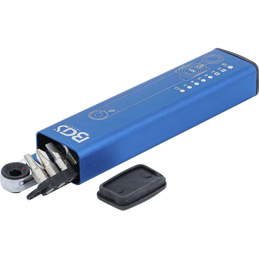 Momentový klíč s bity, 1/4", 2 - 10 Nm - BGS 74295