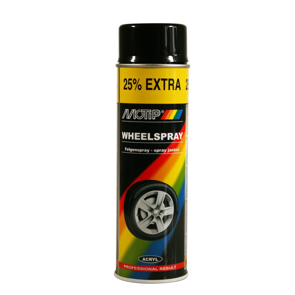Motip Barva na disky černá matná 500ml