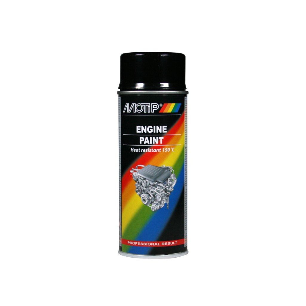 Motip Barva na motory černá 400ml