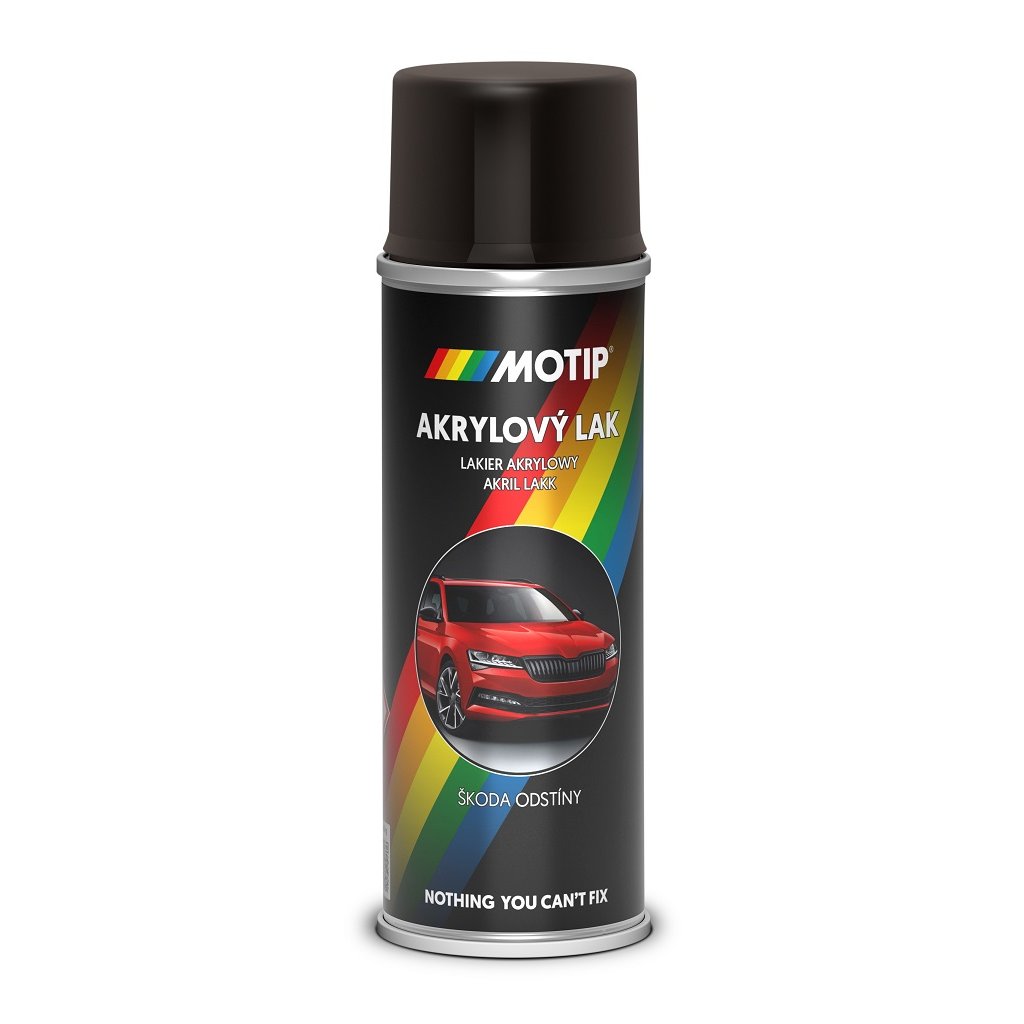 Motip Barva Škoda černá lesklá 200ml (SD1999)