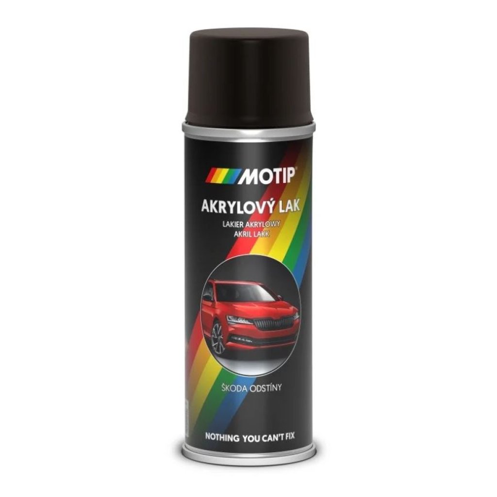Motip Barva Škoda černá mat 200ml (SD0199.2)