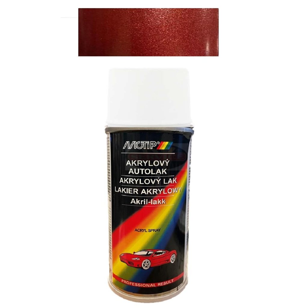 Motip Barva Škoda červená rio met. 150ml
