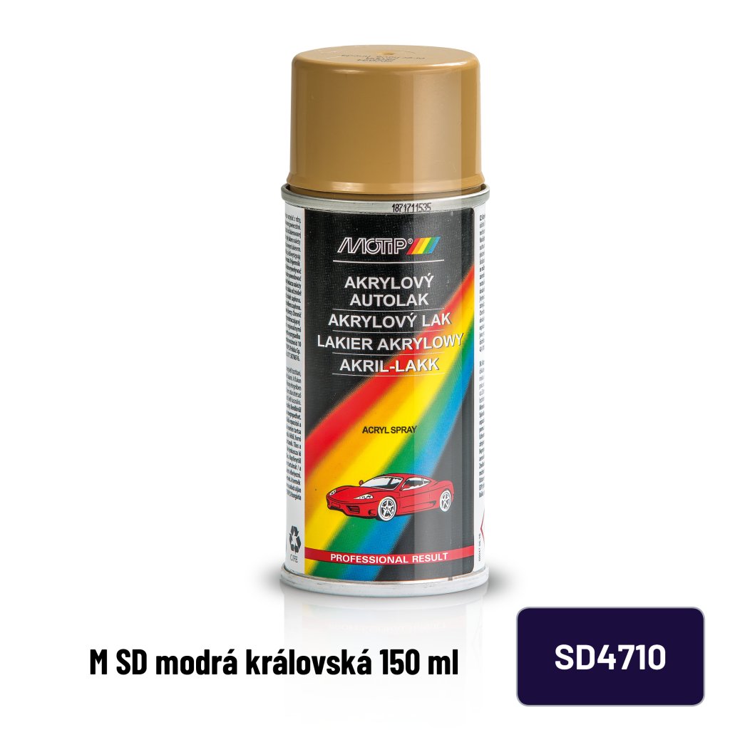 Motip Barva Škoda modrá královská 150ml