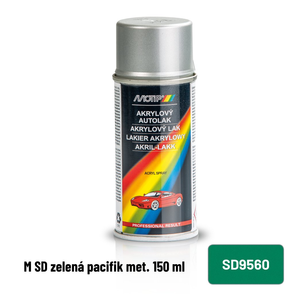 Motip Barva Škoda zelená pacifik metalíza 150ml