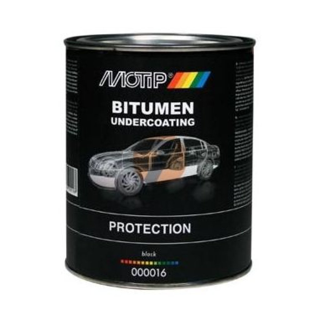 Motip Bitumen černý nepřelakovatelný, 1,3kg