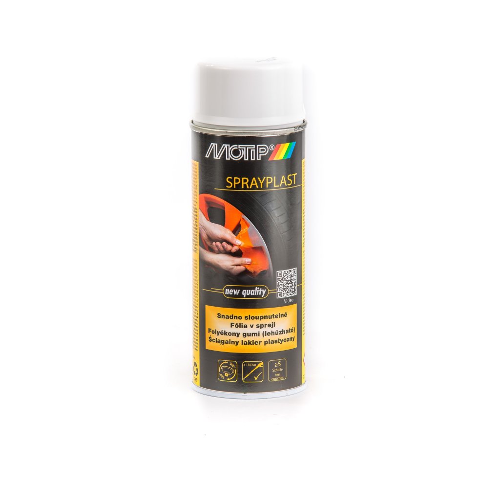 Motip Sprayplast bílá lesk 400ml