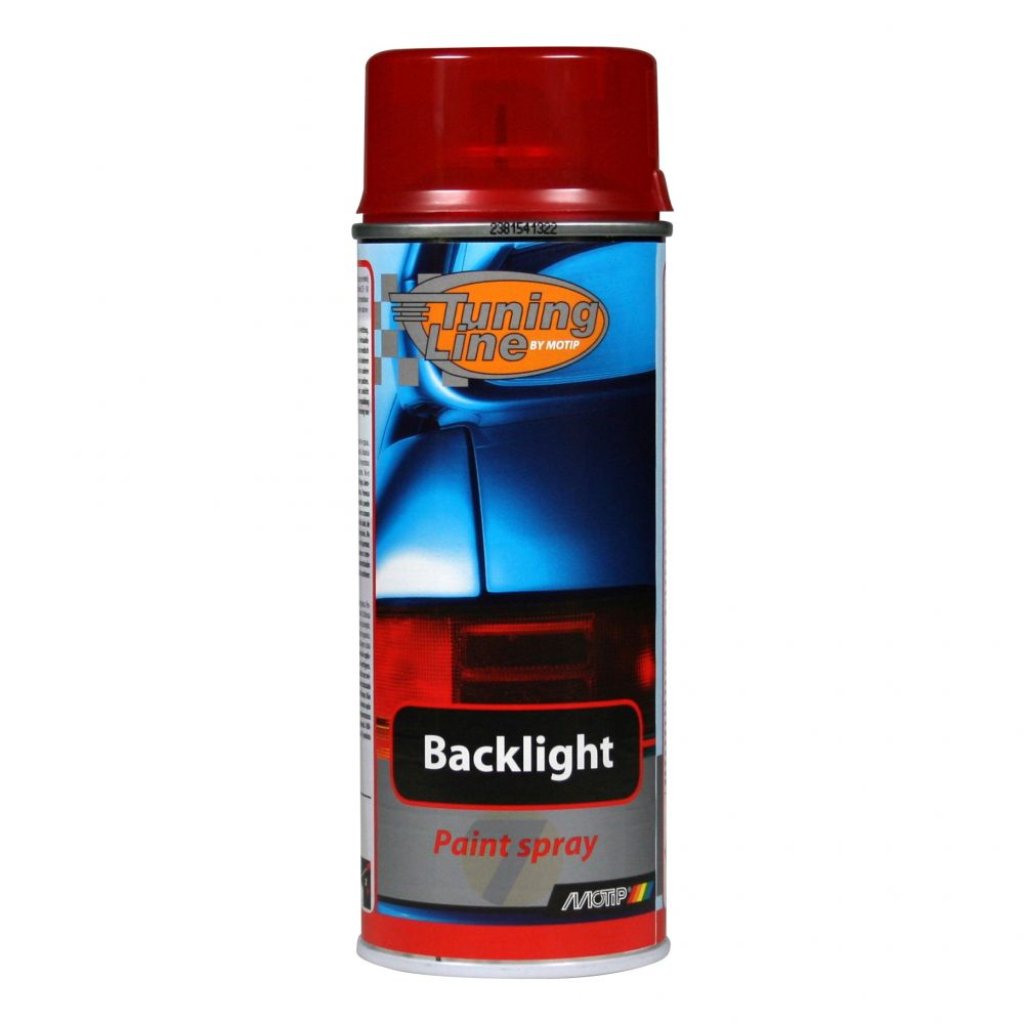 Motip Tuning transparetní červená barva na zadní světla 400ml