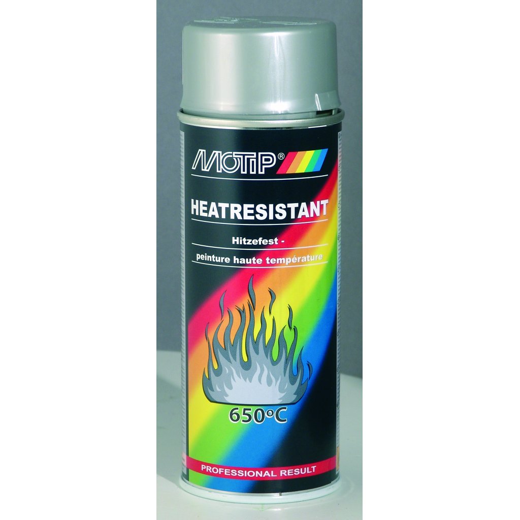 Motip žáruvzdorná barva 800°C, stříbrná, 400ml