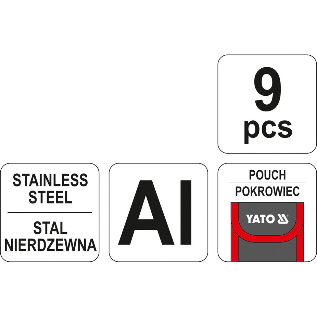 Multifunkční kleště 9 funkcí 105 mm, YATO
