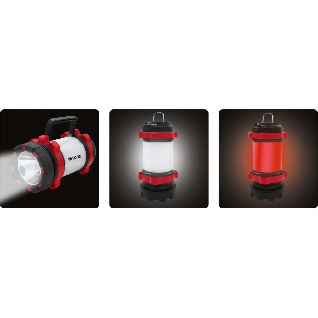 Multifunkční LED svítilna, 6 režimů, 380 lm - YT-08547