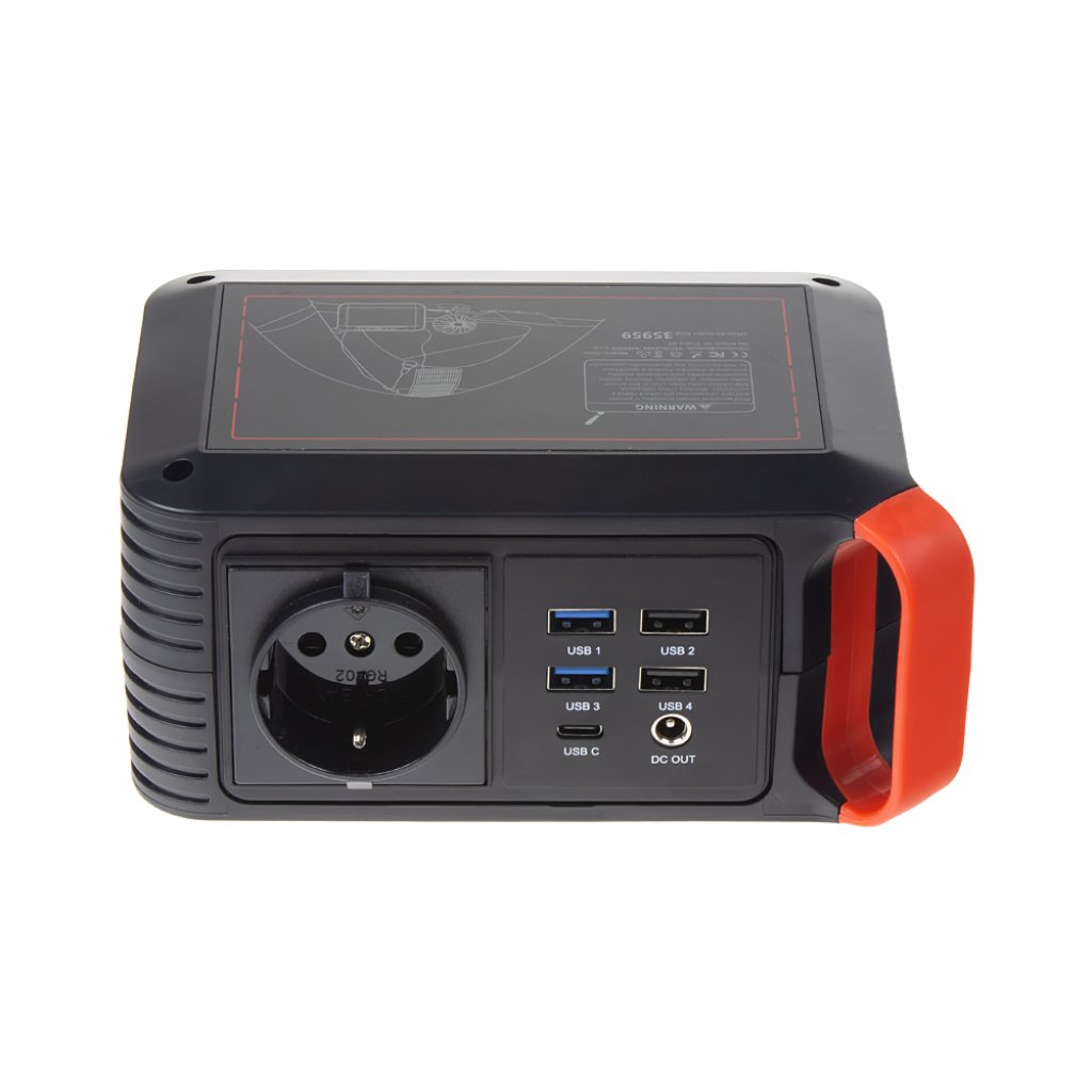 Multifunkční nabíjecí stanice - powerbanka, Li-Ion 24.000mAh / 88,8Wh, AC-80W