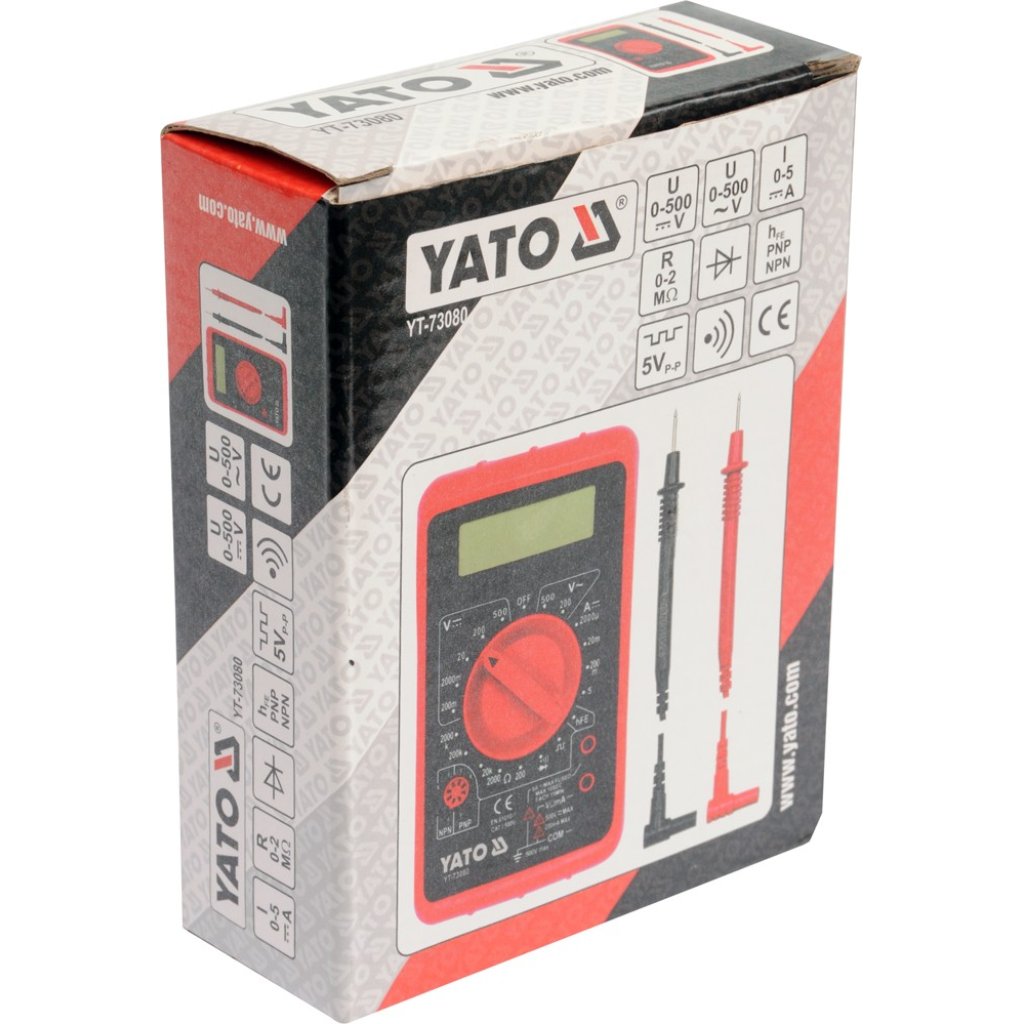 Multimetr digitální, YATO, 73080