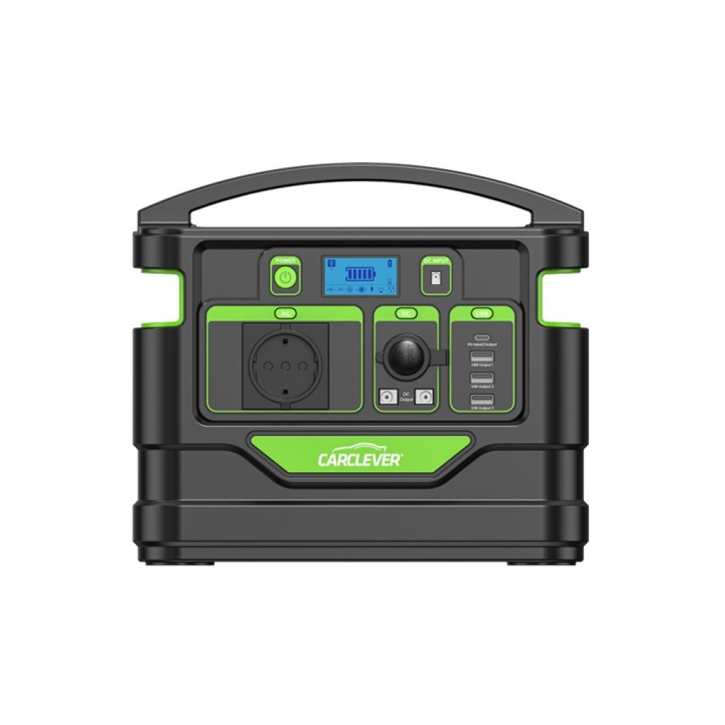 Nabíjecí stanice CARCLEVER - powerbanka, 140.000mAh, AC-500W
