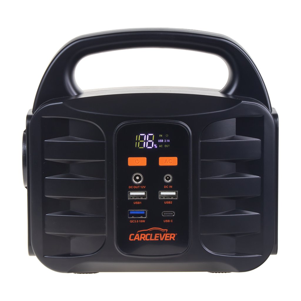 Nabíjecí stanice CARCLEVER - powerbanka, 42.000mAh / 155Wh, AC-150W