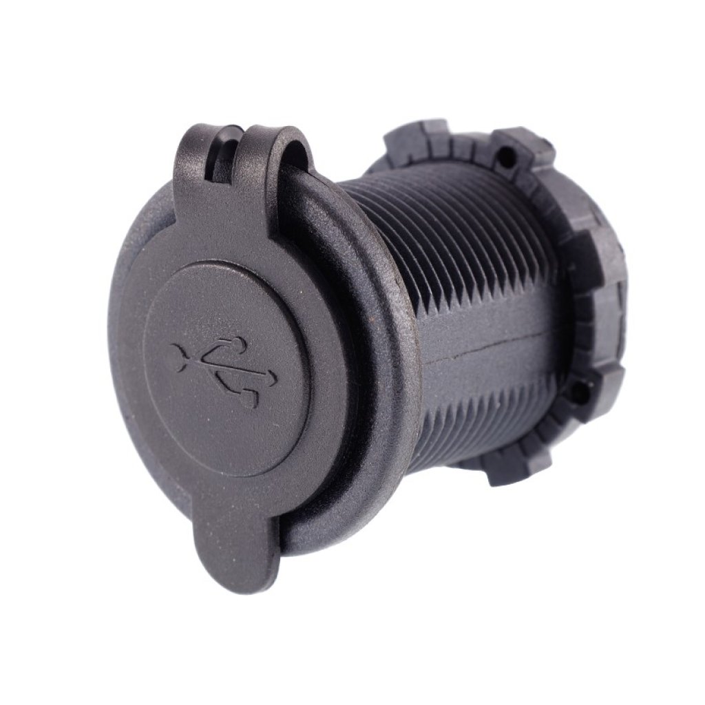 Nabíječka 12/24V s krytem, 2x USB (3,1A), 63210