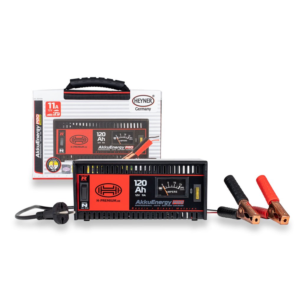 Nabíječka autobaterií HEYNER 11Amp 18-120Ah 12V, 931100